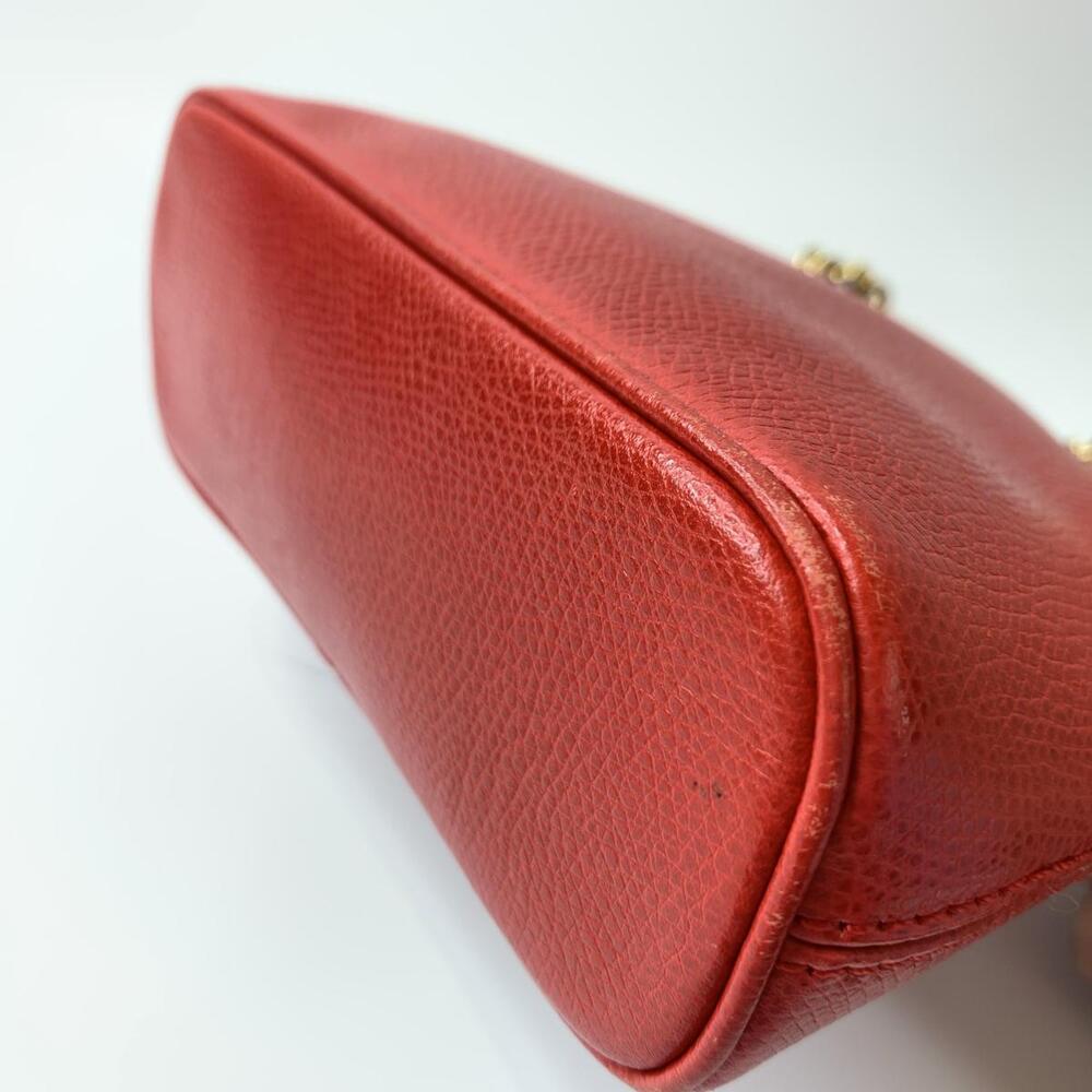 CELINE Shoulder Bag Red - Picture 6 of 6